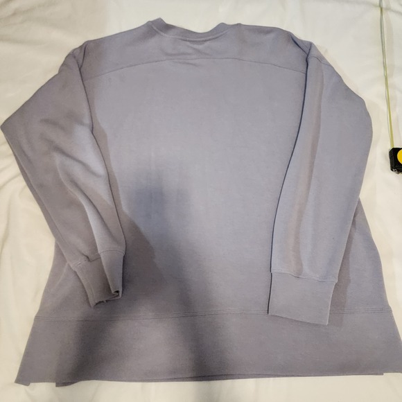 SAGE Collective Scuba Crewneck Sweatshirt. Periwinkle. Super Soft. Pockets L - Picture 10 of 10